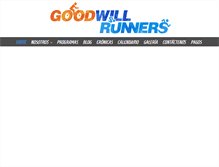 Tablet Screenshot of goodwillrunners.net